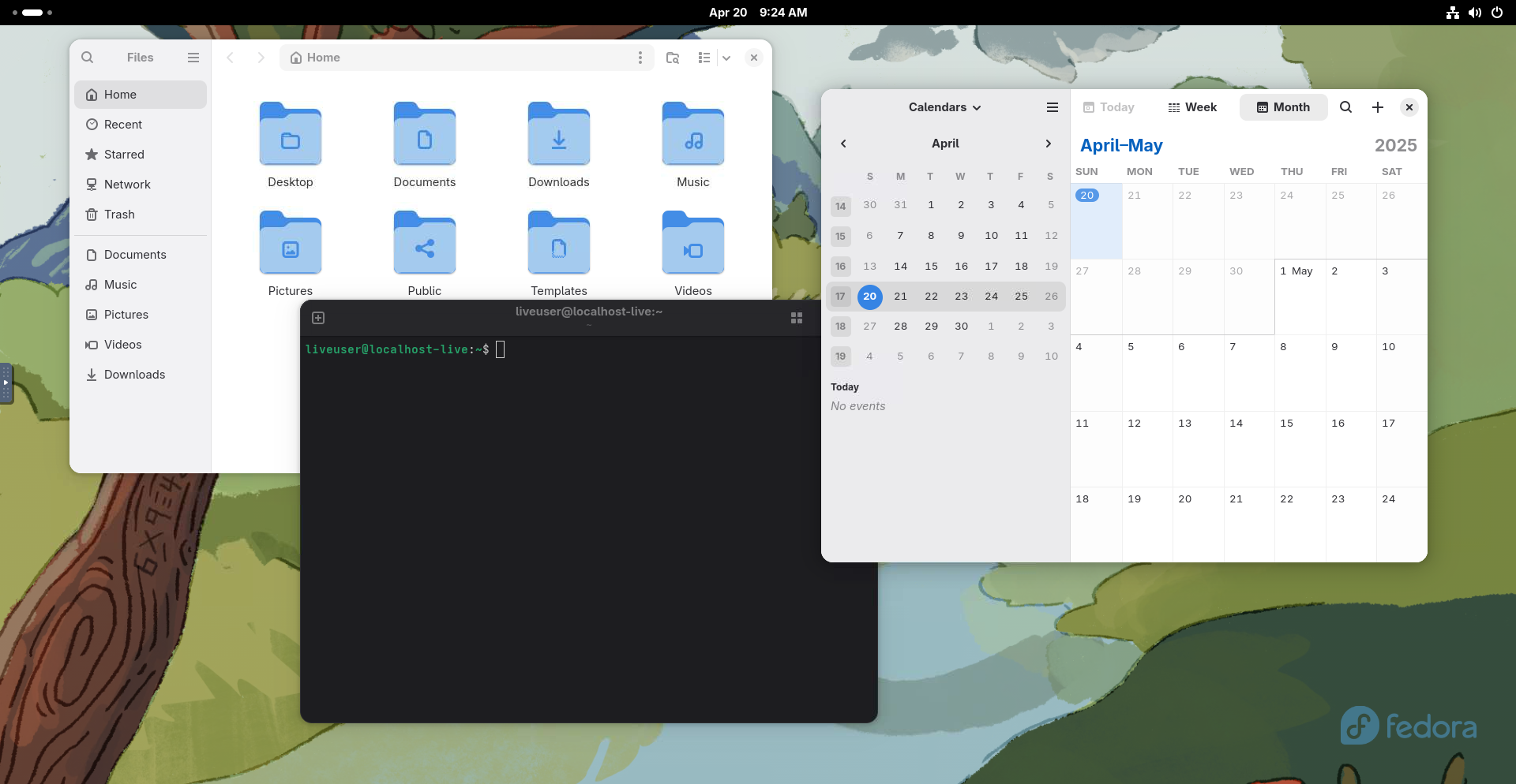GNOME Workspace View
